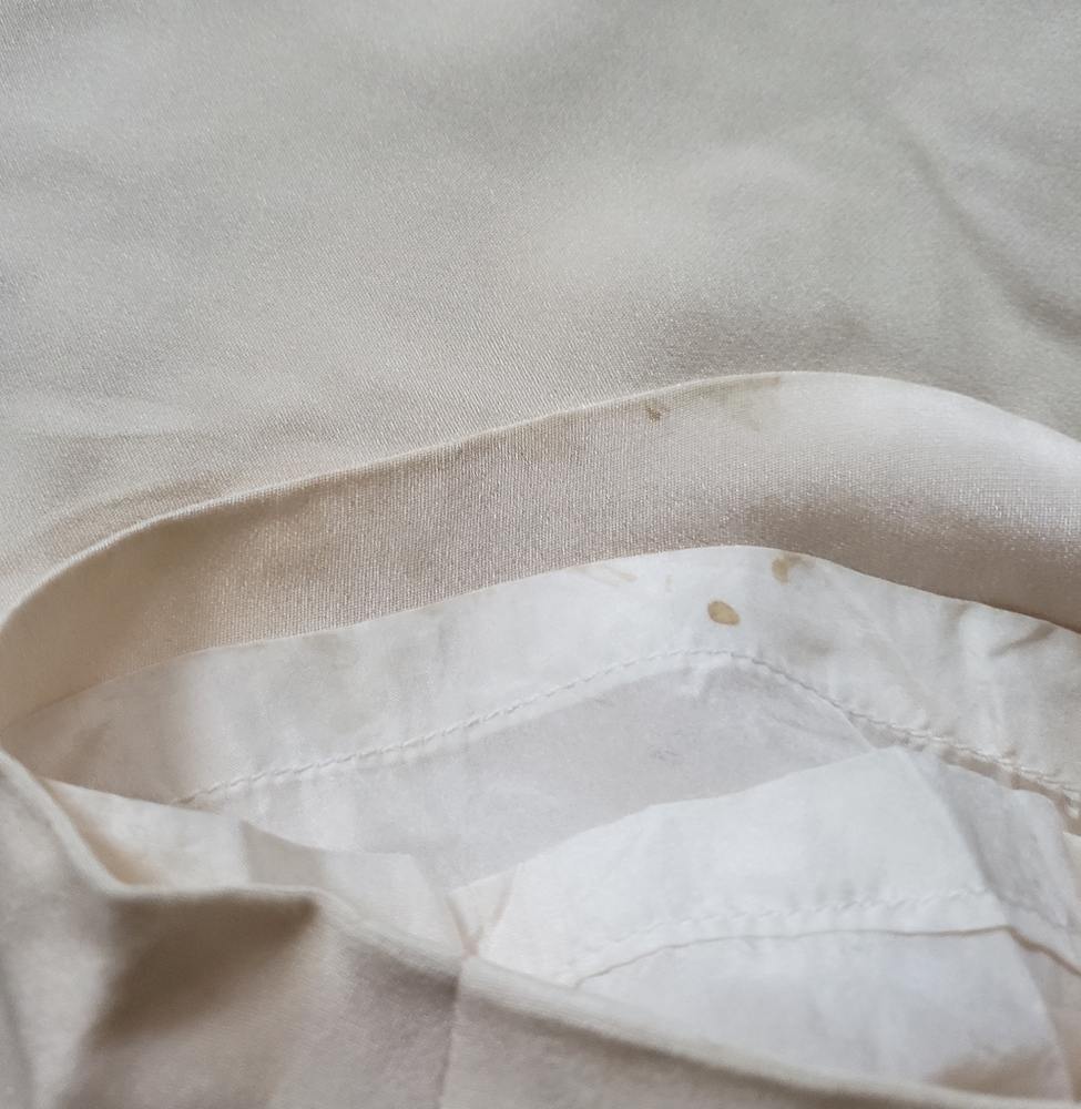 Ralph Lauren Black Label Cream Silk Trouser Vintage 90's Old Money - Picture 6 of 9
